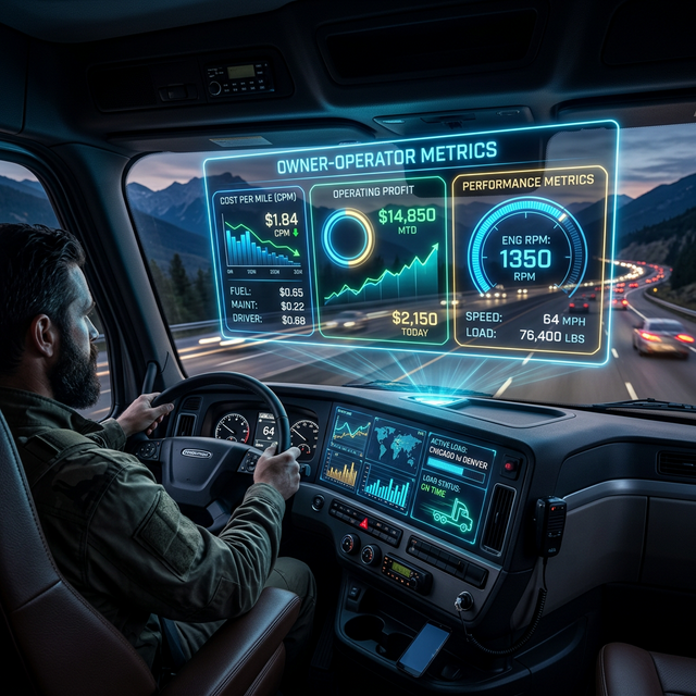 7 Key Metrics Every Owner Operator Should Monitor